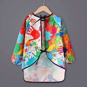 Women's Treasure Long Sleeve Painting Overalls Anti-Dressing Baby Dinner Bib Kindergarten Art-Children <b>Kitchen</b> Apparatus - Product Image 4