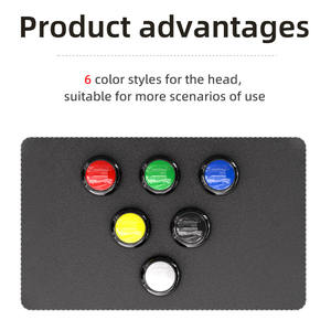 Interruptores de Botão de Pressão de Plástico IP68 12mm Momentâneo à Prova d'Água com Fios para Controle de Manípulo - Product Image 3