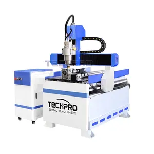 Woodworking Machine 4 Axis 3D Wood Stone Drilling Engraving Cutter Cnc Router T-slot Table Milling Machinery