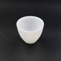 Niedlich gestaltete weiße Jade glass chale Langlebige Glas becher für Kaffee Tee Bier und Getränke Ideales Geschenk