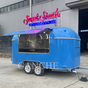 Camión de Comida de Acero Inoxidable Totalmente Equipado para Catering, Carrito de Hot Dogs, Remolque de Comida Personalizado, Cocina Completa de Restaurante, Comida para Refrigerios - Product Image 1