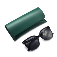 Maofar vert magnétique PU cuir étui à lunettes de soleil haute qualité souple étui à lunettes lunettes de soleil emballage luxe