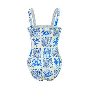 Traje de Baño OUTPACE para Surf y Natación, Estampado, Sexy, Triangular, de Una Pieza, para Mujer, para Vacaciones en la Playa - Product Image 2