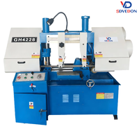 Scie à ruban de haute précision SDVEDON GH4228, machine à scier à haute efficacité, moteur de serrage hydraulique CNC, capacité de coupe de 280 mm