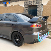 Extension de becquet arrière en plastique ABS brillant noir ou fibre de carbone pour MITSUBISHI LANCER Upgrade EVO 2010 2011 2012 2013 2014