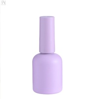 Nouveaux flacons de vernis à ongles UV de 8 ml, 9 ml, 10 ml, couleur unique, conteneur vide pour nail art avec couvercle et pinceau, vente en gros d'usine OEM ODM