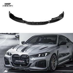 Lame avant et diffuseur avant en carbone sec préimprégné 3K style M47 pour BMW G22 G23 <span class=keywords><strong>420i</strong></span> 430i 440i 20-26 – Pièces de mise à niveau pour la conduite quotidienne - Product Image 1