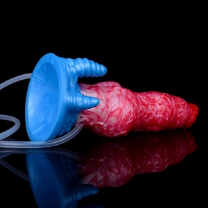 NNSX Huge Knot Squirting-Inflatable <b>Dildo</b> with Strong Sucker Silicone Inflat Anal Plug Trainer Beginner Sex Toys for Women Men - Product Image 3