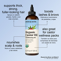 Huile de ricin biologique pour le cuir chevelu, nourrit les racines, stimule la repousse des cils et sourcils, répare les pointes fourchues, 120 ml, OEM, ODM, étiquette privée, logo personnalisé, vente en gros