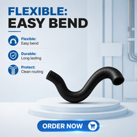 Tuyau en silicone enveloppé de tissu à faible résistance pour le transport de fluides à haute vitesse