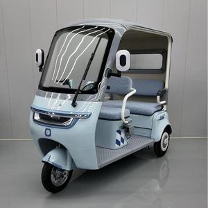 Triciclo Elettrico a 3 Ruote per Trasporto Merci, Scooter Urbano per Adulti, Taxi Elettrico con Carrozzeria Aperta - Product Image 1