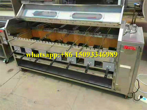 เครื่องย่างบาร์บีคิว<span class=keywords><strong>ถ่าน</strong></span>/ เครื่องย่างหมู แกะ ปลา ไก่ แบบหมุน / <span class=keywords><strong>เตา</strong></span>ย่างบาร์บีคิวถ่านแบบหมุน - Product Image 4