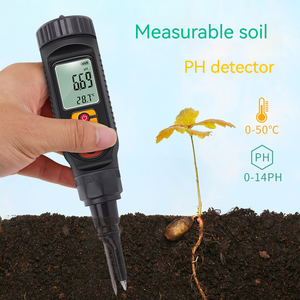 เครื่องวัดค่า <span class=keywords><strong>pH</strong></span> ของดินแป้งปากกากันน้ำเครื่องทดสอบอาหารผลไม้ใช้ในบ้านทำปุ๋ยหมักความแม่นยำสูง