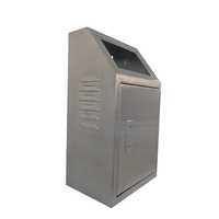 Caja eléctrica de acero inoxidable personalizada OEM 304 316 IP65 IP66 carcasa con estructura de tamaño agujero Fabricación de chapa metálica