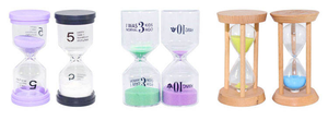 Sablier en verre aux couleurs personnalisées, minuteur rotatif portable <span class=keywords><strong>de</strong></span> 1/3/5/<span class=keywords><strong>10</strong></span>/15/30 <span class=keywords><strong>minutes</strong></span> pour la maison et le bureau - Product Image 3