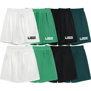 Plus Size 5 Inch Gym Jogger Basketball Polyester High Quality Double <b>Layer</b> Running Men Mesh Shorts Breathable Quick Dry - Product Image 1