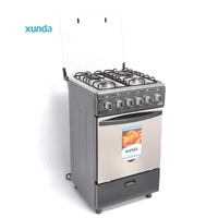 Four à gaz encastrable Xunda Custom de 20 pouces, cuisinière à gaz quatre brûleurs avec four multifonctionnel pour pizzas