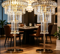 Centre de table de mariage RHD avec lustre pour mariages, support de centre de table pour mariage