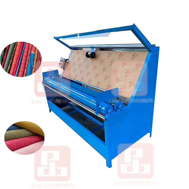 Factory supply fabric measuring machine/fabric rolling machine/Fabric Inspection Rolling Tubes Machine