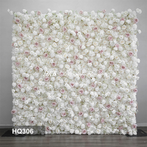 DKB - Rollo de Pared de Flores de Rosa 3D 5D Hechas a Mano al por Mayor, Arreglos Florales para Bodas, Decoración Floral de Pared - Product Image 3