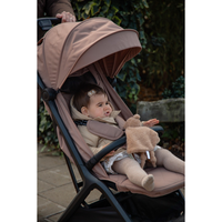 Poussette pliable pour bébé approuvée par les compagnies aériennes, cadre en aluminium, amortissement des chocs, avec poignée en PU, accoudoir amovible, poussette pour nourrissons