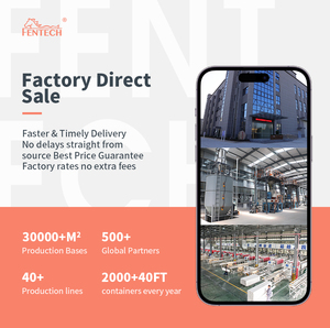 Fentech แผงรั้วไม้พลาสติกทำจากไม้กันน้ำใช้ในสวนรั้วกลางแจ้งความเป็นส่วนตัว - Product Image 5