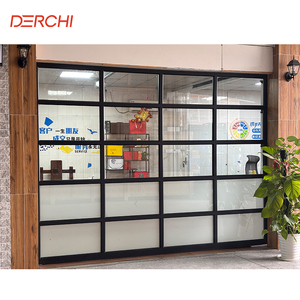 <span class=keywords><strong>Porte</strong></span> <span class=keywords><strong>de</strong></span> <span class=keywords><strong>garage</strong></span> résidentielle moderne bon marché électrique isolée noire sectionnelle pleine vue miroir sans cadre - Product Image 4