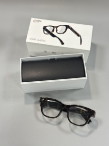 E06D AI Glasses 13MP camera WiFi touch control dual-<b>mic</b> Noise cancellation AI translation 40g - Product Image 1