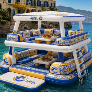 Plateforme aquatique pour fêtes en plein air, anti-UV et grand espace. Créez une ambiance festive pour les rassemblements aquatiques. - Product Image 4