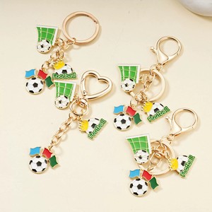 Llaveros de la Copa <span class=keywords><strong>Mundial</strong></span> 2026 al por mayor, accesorios para aficionados, llavero profesional con anilla, llavero de fútbol 3D personalizado - Product Image 6