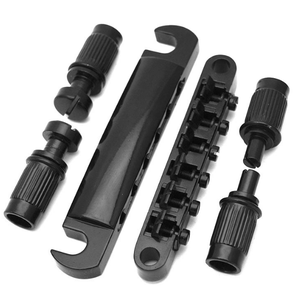 Guitarra eléctrica de aleación cromada, puente dividido superior e inferior, LP, puente fijo - Product Image 3