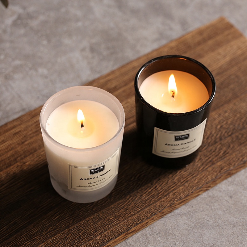 2022 Ароматизированная свеча с логотипом на заказ, бездымные высококачественные ароматизированные свечи из сои, товары для вечеринок, подарок на свадьбу, ароматическая свеча
