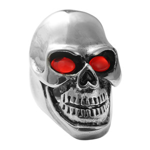Skeleton <b>Skull</b> <b>Ring</b> Silver Men's Punk Jewelry Retro Style 27042 - Product Image 3