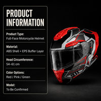 Nouveau casque de moto Predator Open Face ABS, demi-casque, style classique rétro, pour hommes et femmes, vintage, cruiser, scooter, visière bleue