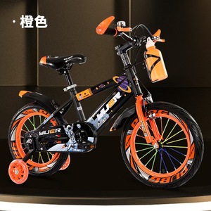 Vélo à vitesse unique en acier <span class=keywords><strong>pour</strong></span> enfants <span class=keywords><strong>pour</strong></span> 4-8 ans <span class=keywords><strong>VTT</strong></span> 14 pouces avec ligne de frein et pédale ordinaire vélo de sport en plein air - Product Image 6