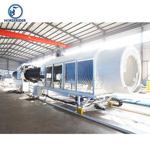 Horserider <span class=keywords><strong>PE</strong></span> dwc đôi tường sóng ống máy làm với HDPE sóng Ống đùn cho sóng Ống - Product Image 4