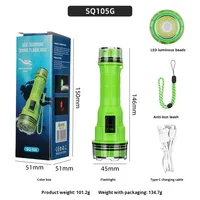 Lampe frontale de plongée transfrontalière nouvelle génération à haute luminosité, lampe frontale à LED haute puissance à longue autonomie, étanche IP65