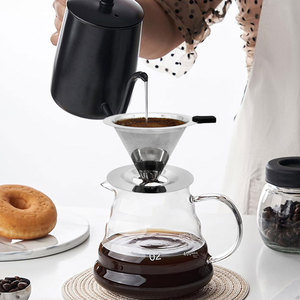 Reusable Single <strong>Filter</strong> Cup High Quality Stainless Steel <strong>Coffee</strong> Dripper Pour Over Cone Custom Double Layer Mesh <strong>Coffee</strong> <strong>Filter</strong> - Product Image 1