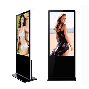 Trong nhà 43-inch thông minh kiosk dọc <span class=keywords><strong>LCD</strong></span> quảng cáo hiển thị tương tác kỹ thuật số biển Totem tầng thường vụ màn hình cảm ứng - Product Image 1