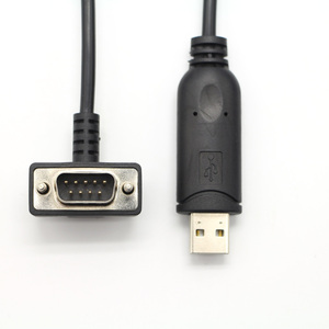 สาย USB แบบอนุกรมมุม90องศา DB9กับ RS232พร้อมชิป FT232 FTDI ทำจากทองแดงแท้สำหรับเครื่องพิมพ์คอมพิวเตอร์สั่งทำจากโรงงาน - Product Image 2