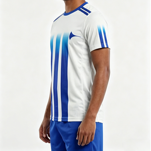 Camiseta Deportiva <span class=keywords><strong>de</strong></span> Punto Sublimada Personalizada, Fabricante Chino al <span class=keywords><strong>por</strong></span> <span class=keywords><strong>Mayor</strong></span>, Camiseta <span class=keywords><strong>de</strong></span> Manga Corta <span class=keywords><strong>de</strong></span> Poliéster para Hombre <span class=keywords><strong>de</strong></span> Alta Calidad - Product Image 2