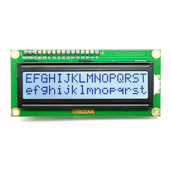 Electronic components LCD1602 5v 3v blue small i2c lcd display screens with backlight