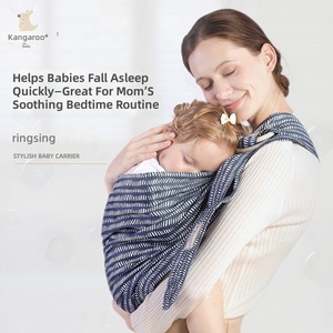 Nouveau porte-bébé Sears, <span class=keywords><strong>écharpe</strong></span> <span class=keywords><strong>de</strong></span> <span class=keywords><strong>portage</strong></span> croisée pour nouveau-né, respirante et confortable, pour nourrissons <span class=keywords><strong>de</strong></span> 0 à 6 mois, jusqu'à 15 kg - Product Image 2