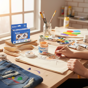 Peiyong Set di 6 Colori Tessili da 48ml Tonalità Carne 05 Modello 865166 per Lavori su Tessuto e Creazioni Colorate - Product Image 3