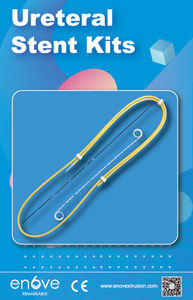 Set <span class=keywords><strong>Stent</strong></span> urial 6fr susu putih jangka pendek dengan pendorong dan kawat panduan, terbuka/terbuka atau terbuka/disegel - Product Image 5