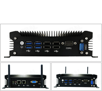 Mini Computadora Industrial sin Ventilador EGLOBAL, Intel Core I5-4278U, DDR3L, MSATA SSD, Win10, VGA, HD, WiFi, 2*Gigabit LAN, PC de Escritorio Linux