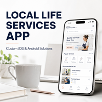 Desarrollo de Aplicaciones de Servicios Locales Personalizadas para IOS y Android con Búsqueda de Proveedores Cerca de Ti, Pago en Línea y Emparejamiento de Proveedores