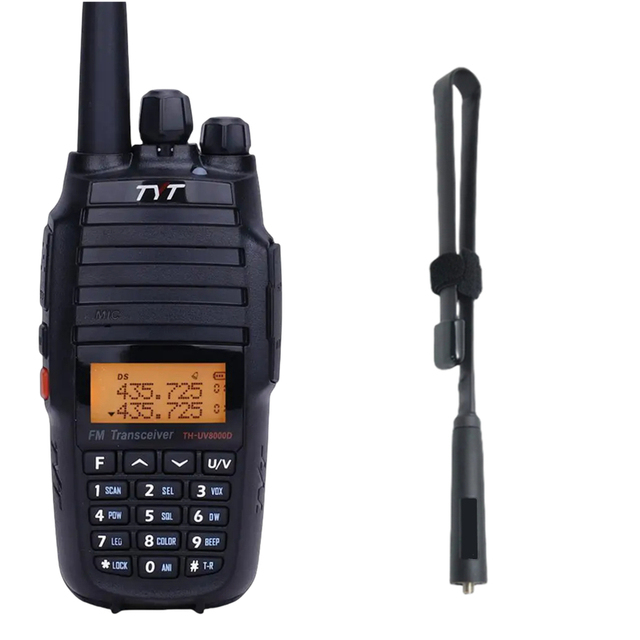 TYT TH-UV8000D Walkie Talkie 136-174MHz 400-520MHz 10W Long Distance VHF UHF Dual Band FM Portable Two Way Radio