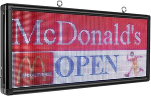 Tira de pantalla LED a todo color personalizada para supermercado, varias vallas publicitarias OEM/ODM, barras de bienvenida y letreros de tienda - Product Image 3