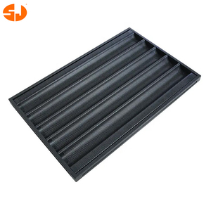Factory OEM Bakeware alluminio vendita calda antiaderente forato pagnotta Baguette <span class=keywords><strong>teglia</strong></span> <span class=keywords><strong>teglia</strong></span> <span class=keywords><strong>teglia</strong></span> - Product Image 6
